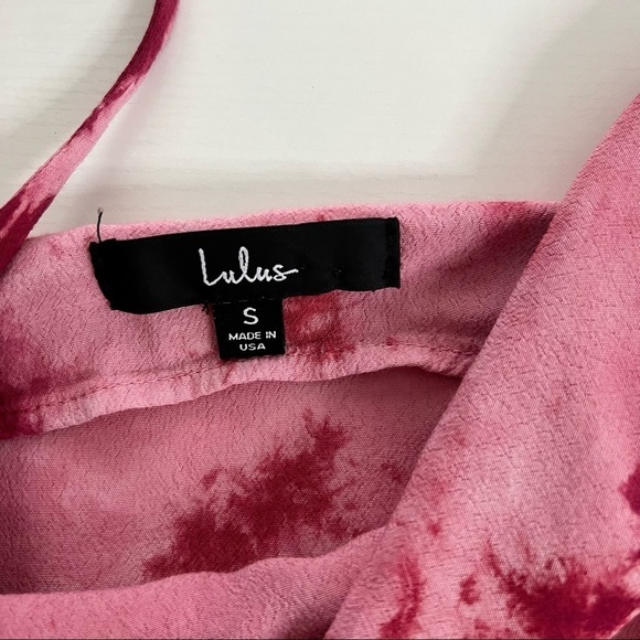 Lulu’s Pink Tie-Dye Mini Dress in size S - Picture 7 of 8